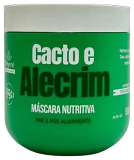 Masque nutritif Cacto e Alecrim Thyrre, cactus et romarin, pré et post-lissage, 500 g