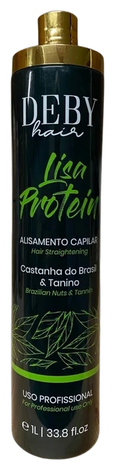 Lissage au tanin Lisa Protein Deby Hair, noix du Brésil et tanin, 1 L