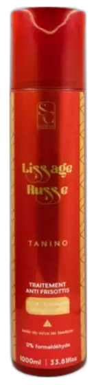 Lissage Russe Tanino, traitement anti-frisottis à l'huile de sève de bambou, 1000 ml