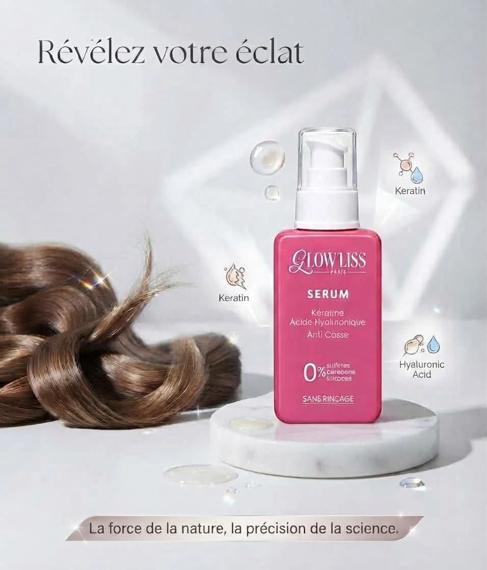 Sérum sans rinçage en situation